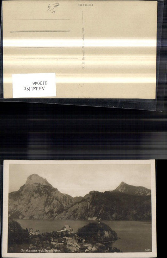 213046,Traunkirchen Salzkammergut pub F. E. Brandt 5039