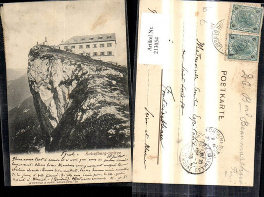 213054,Schafberg Spitze b. St Wolfgang a. Wolfgangsee