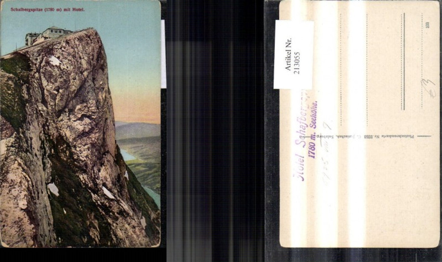 213055,Schafberg Spitze m. Hotel b. St Wolfgang a. Wolfgangsee