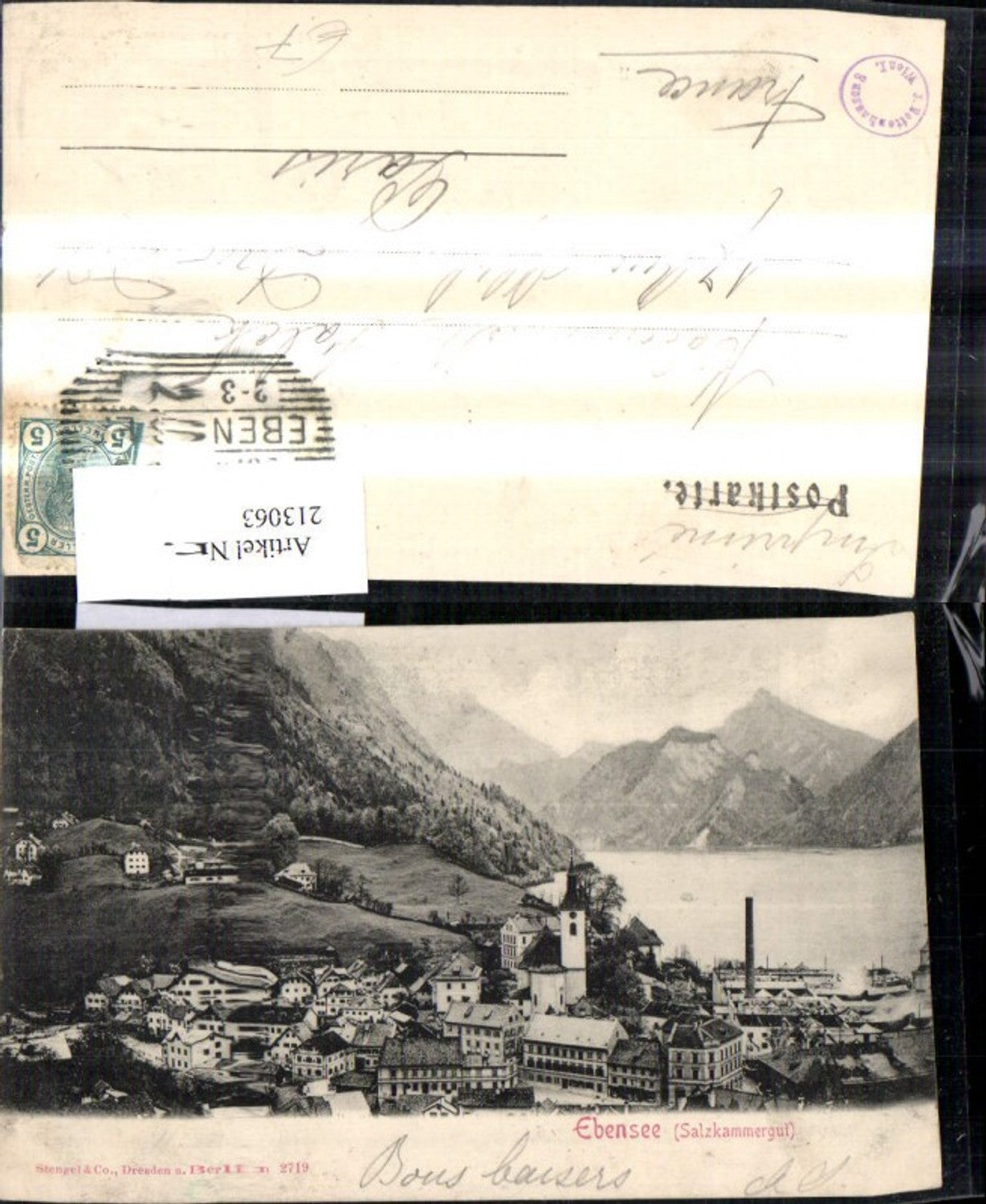 213063,Ebensee Salzkammergut