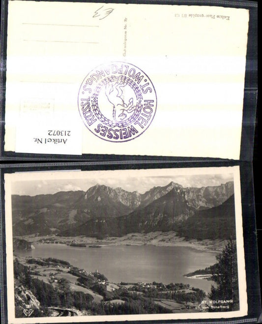 213072,Foto Ak St Wolfgang a. Wolfgangsee v. Schafberg