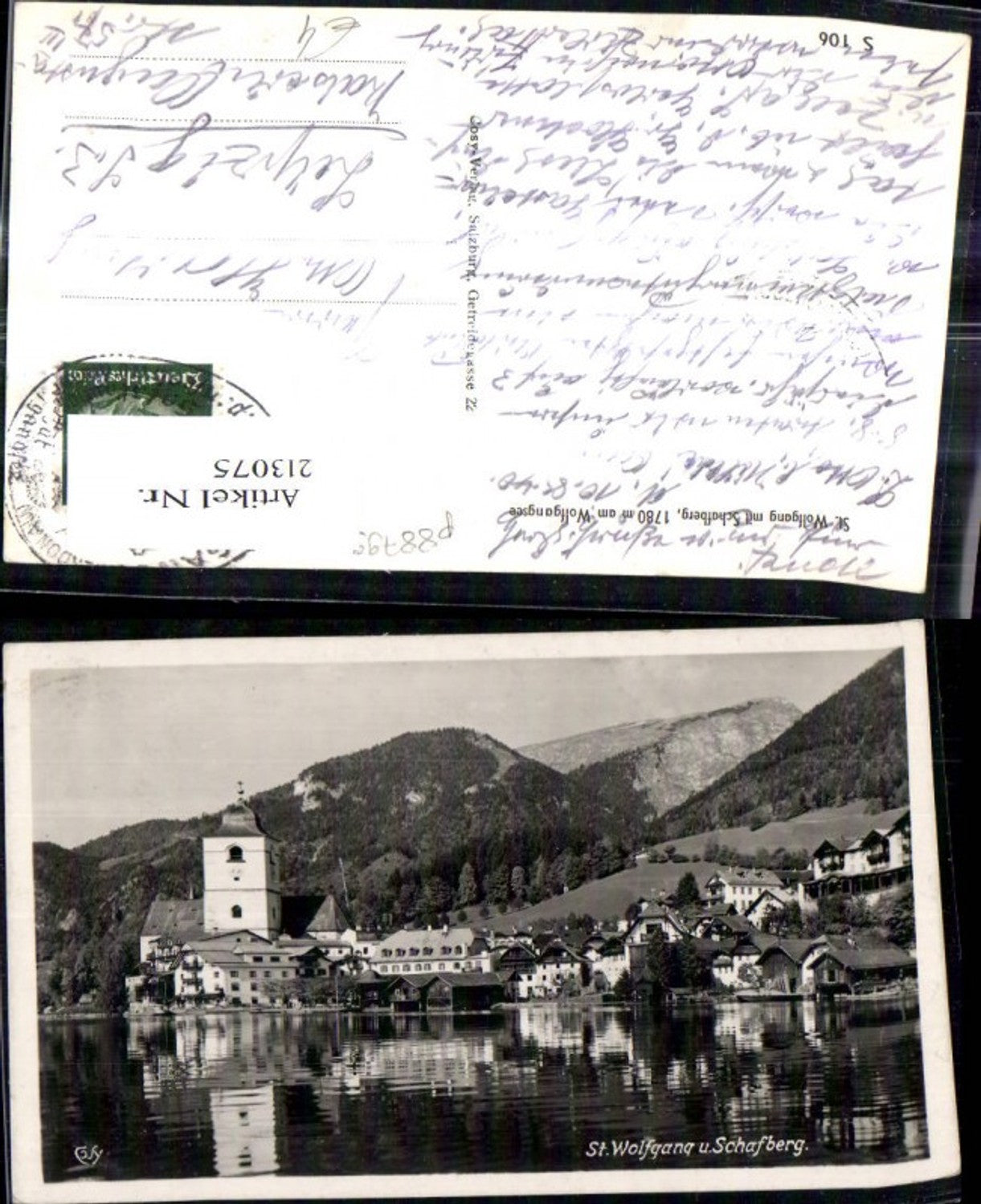 213075,St Wolfgang a. Wolfgangsee u. Schafberg
