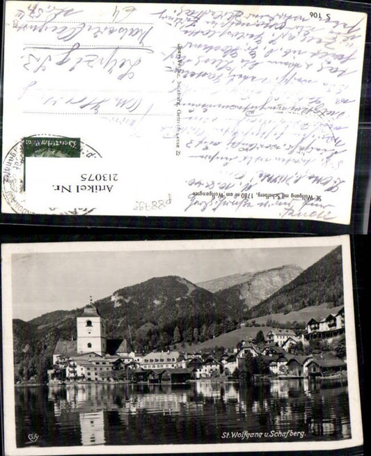 213075,St Wolfgang a. Wolfgangsee u. Schafberg