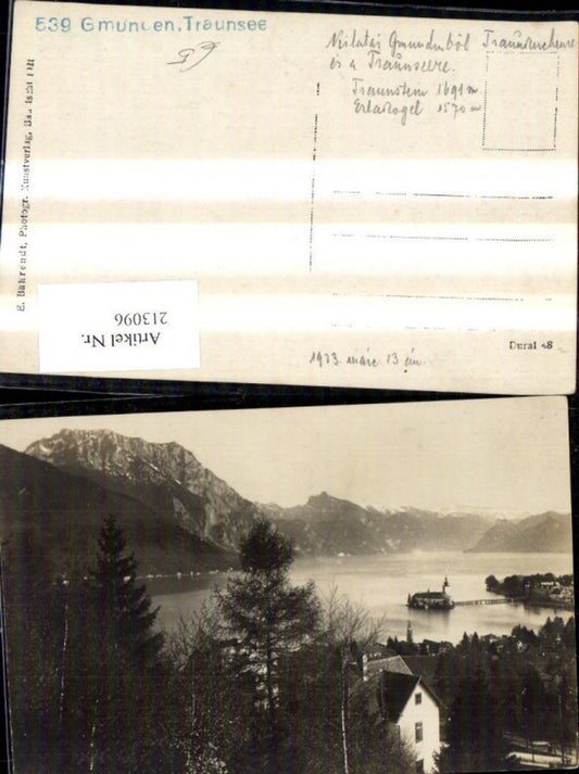 213096,Gmunden Traunsee m. Schloss Ort