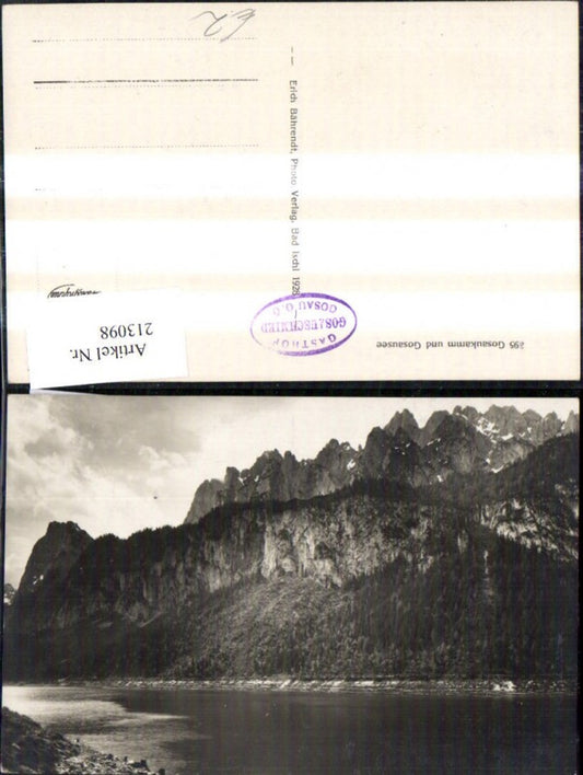 213098,Gosaukamm u. Gosausee Gosau