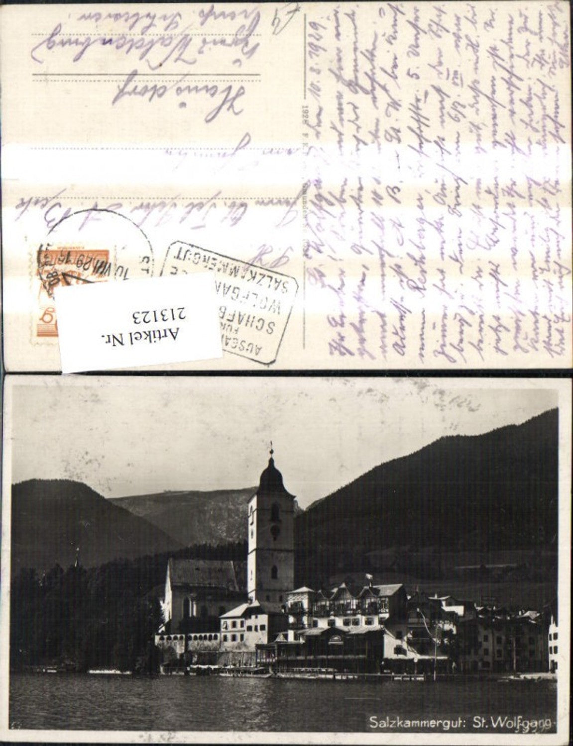 213123,St Wolfgang a. Wolfgangsee Salzkammergut Hotel Weisses Rössl pub F. E. Brandt 5521