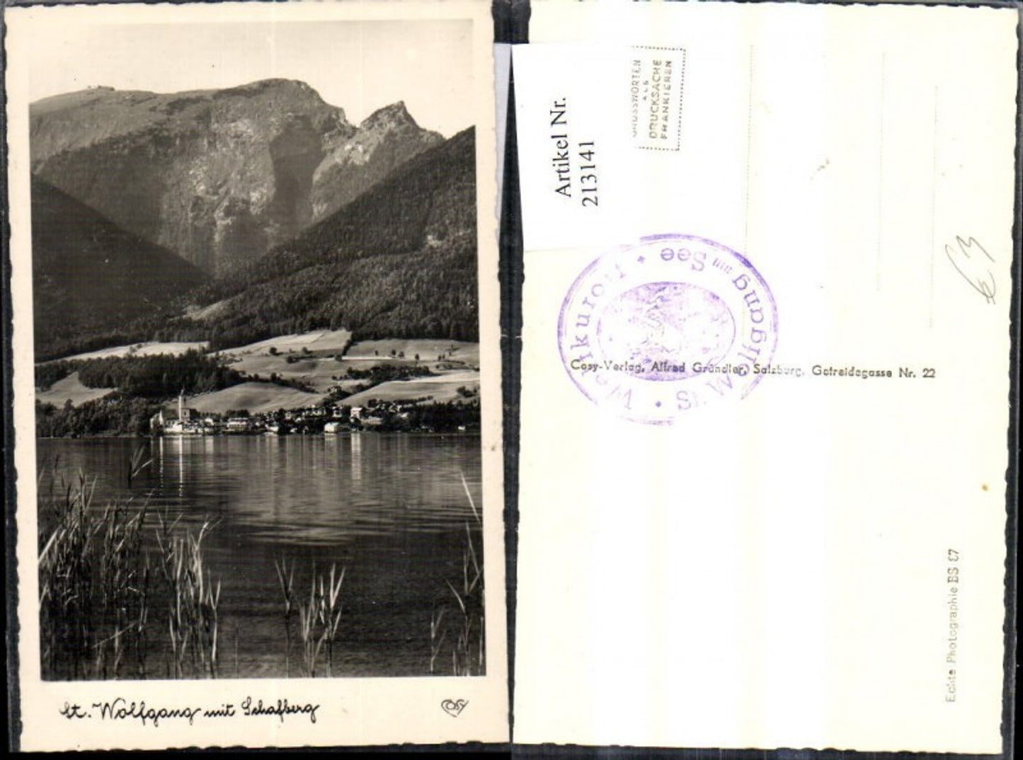 213141,Foto Ak St Wolfgang a. Wolfgangsee
