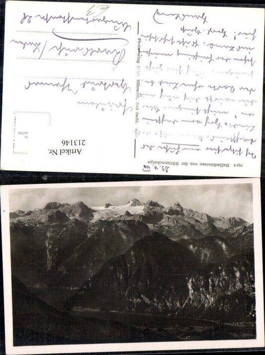 213146,Hallstatt Hallstättersee v. d. Hütteneckalpe