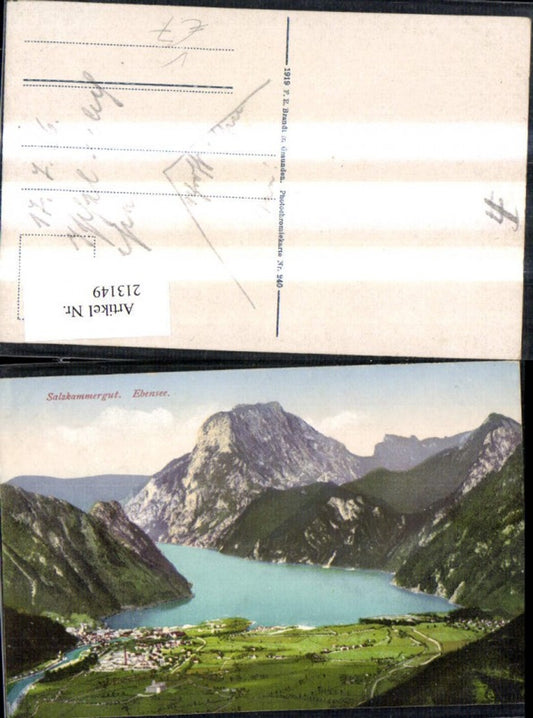 213149,Ebensee Salzkammergut pub F. E. Brandt 240