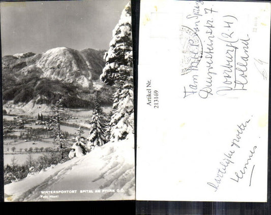 213169,Spital am Phyrn Teilansicht Winterbild