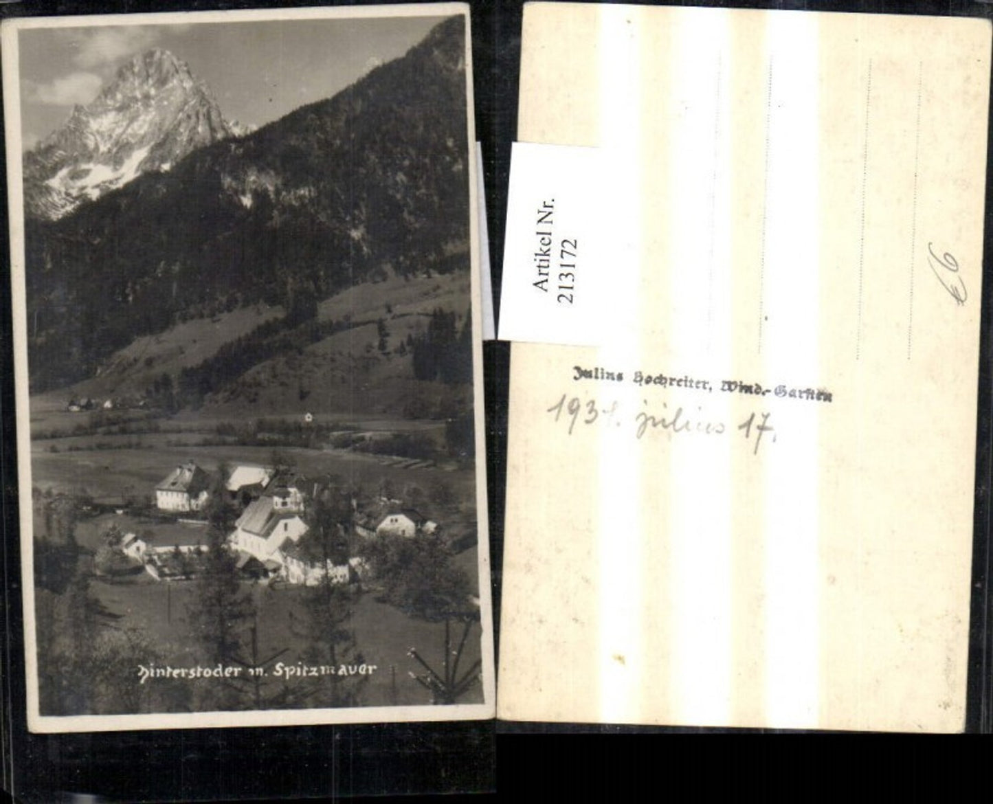 213172,Hinterstoder Totale m. Spitzmauer