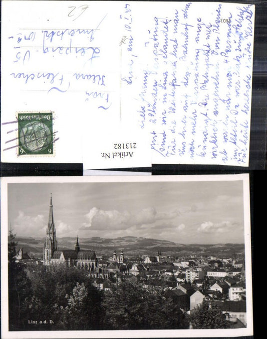 213182,Linz a. d. Donau Teilansicht