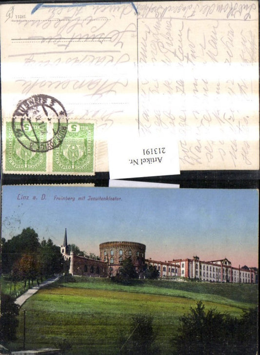 213191,Linz a. d. Donau Freinberg m. Jesuitenkloster Kloster