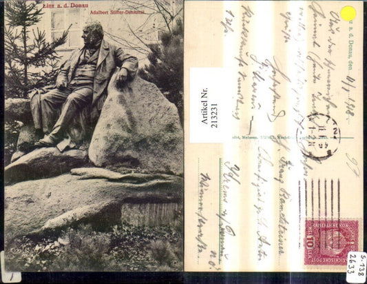 213231,Linz a. d. Donau Adalbert Stifter-Denkmal