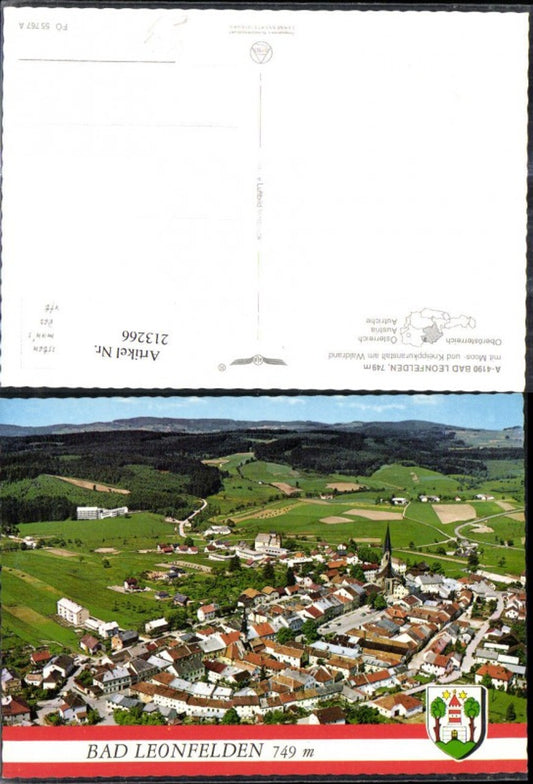 213266,Bad Leonfelden Totale pub Alpine Luftbild 55767A