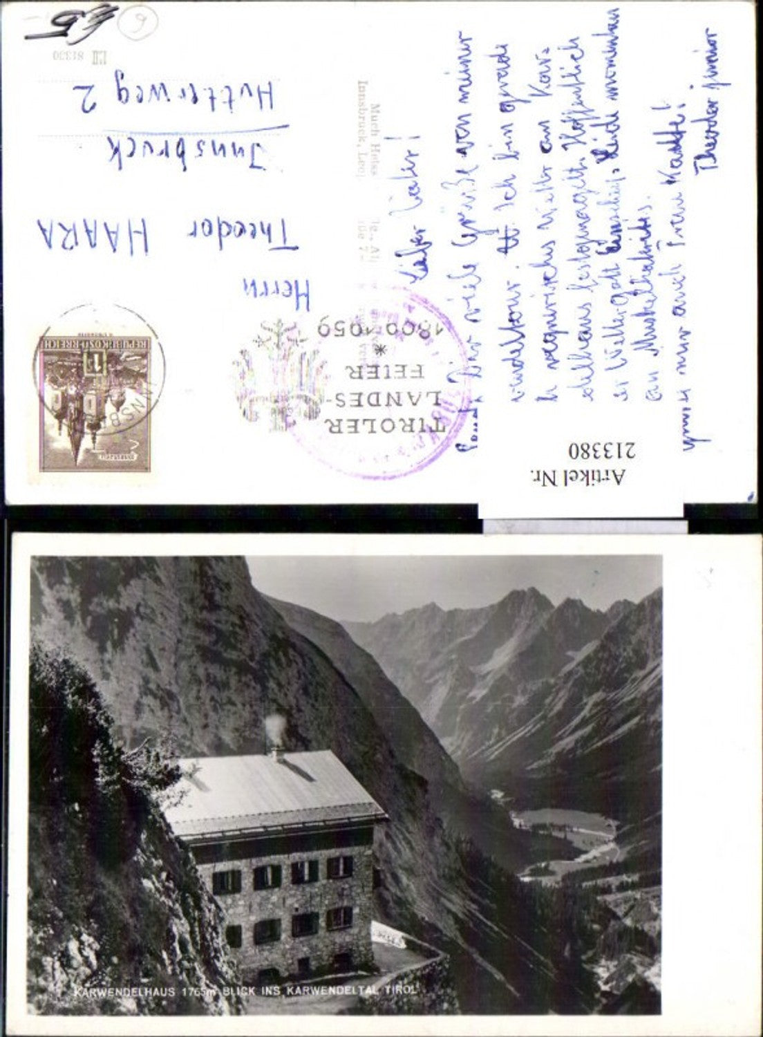 Alte Ansichtskarte – Old Postcard