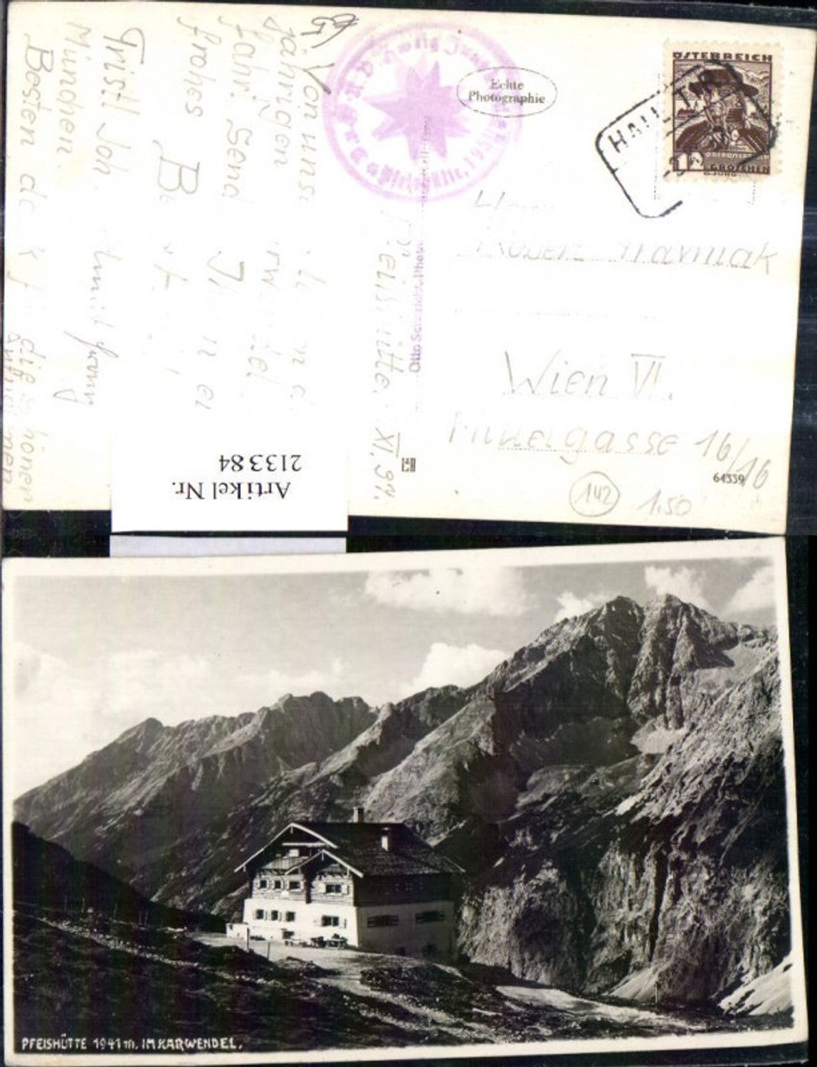 Alte Ansichtskarte – Old Postcard