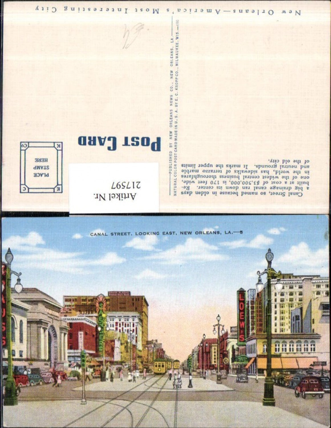 Alte Ansichtskarte – Old Postcard
