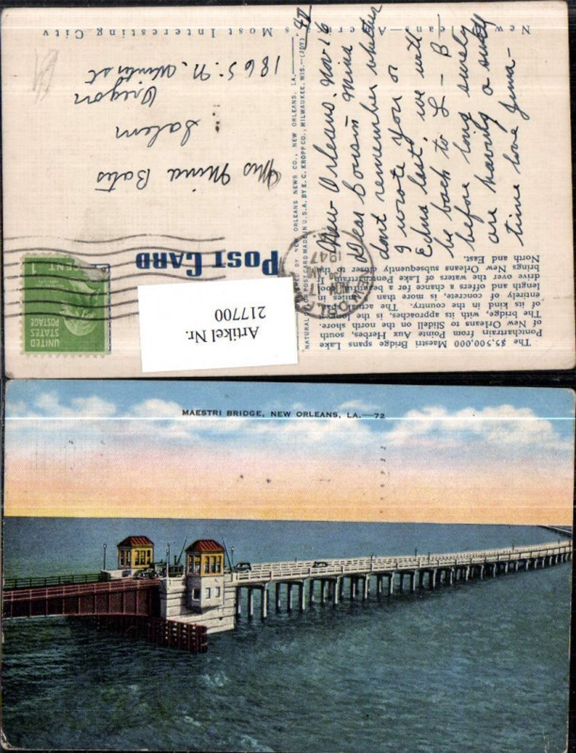 Alte Ansichtskarte – Old Postcard