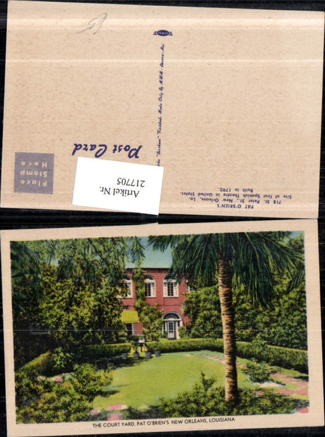 Alte Ansichtskarte – Old Postcard