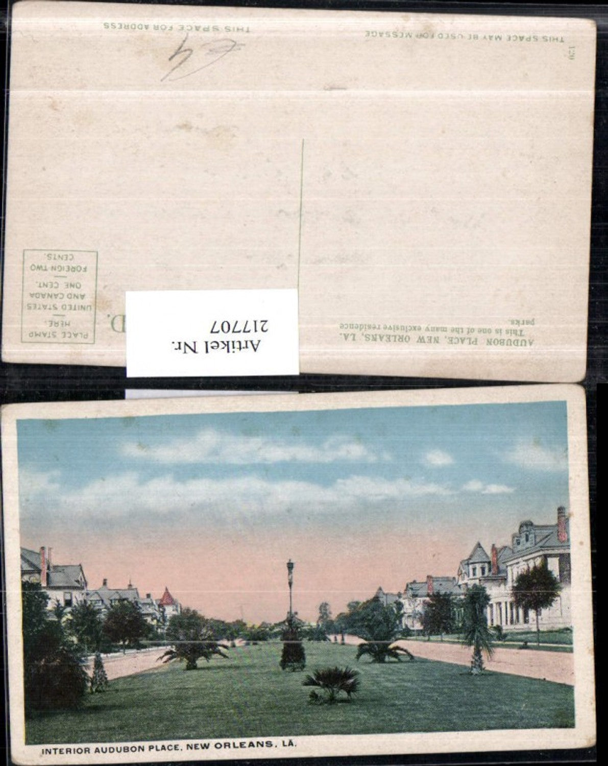 Alte Ansichtskarte – Old Postcard