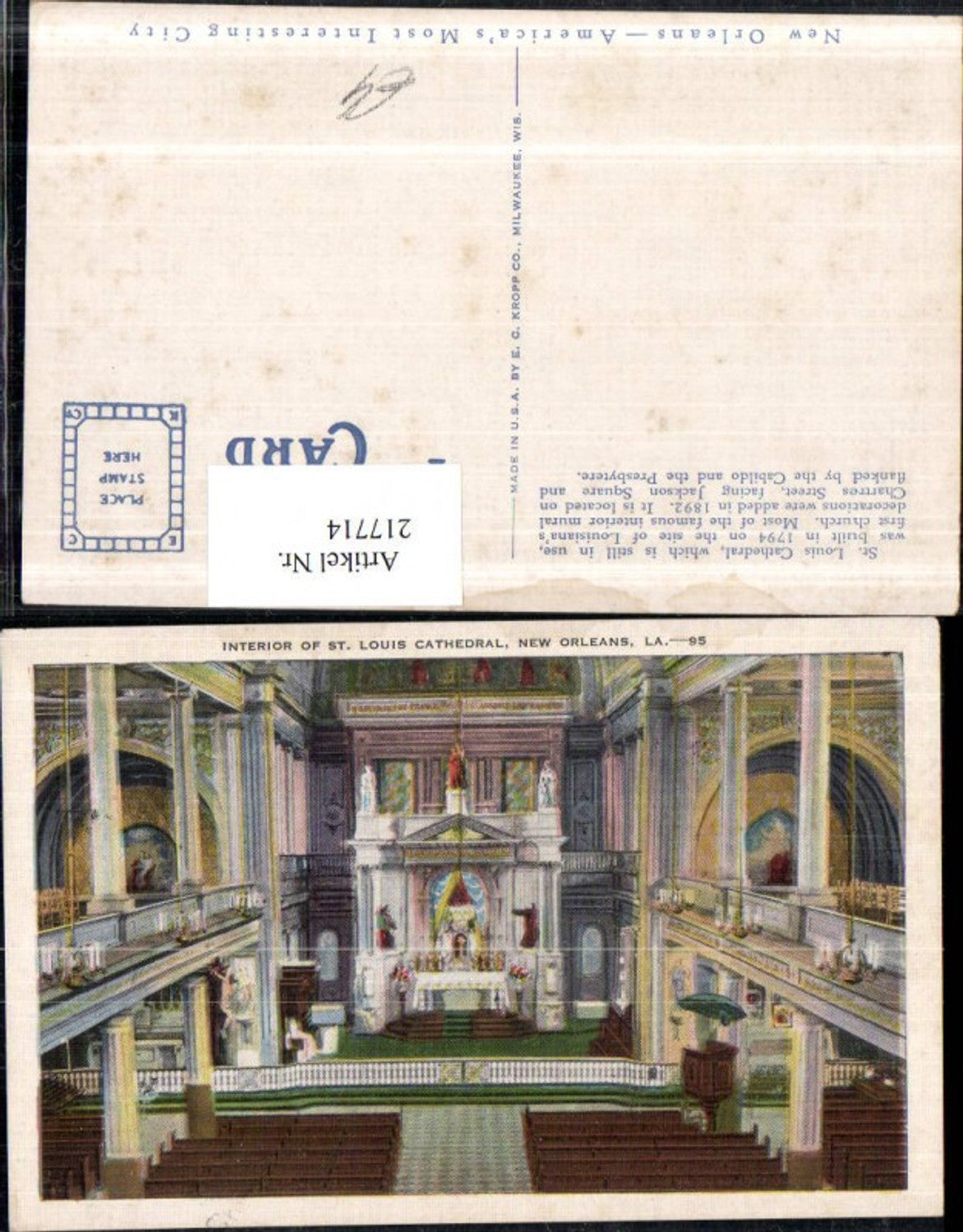 Alte Ansichtskarte – Old Postcard