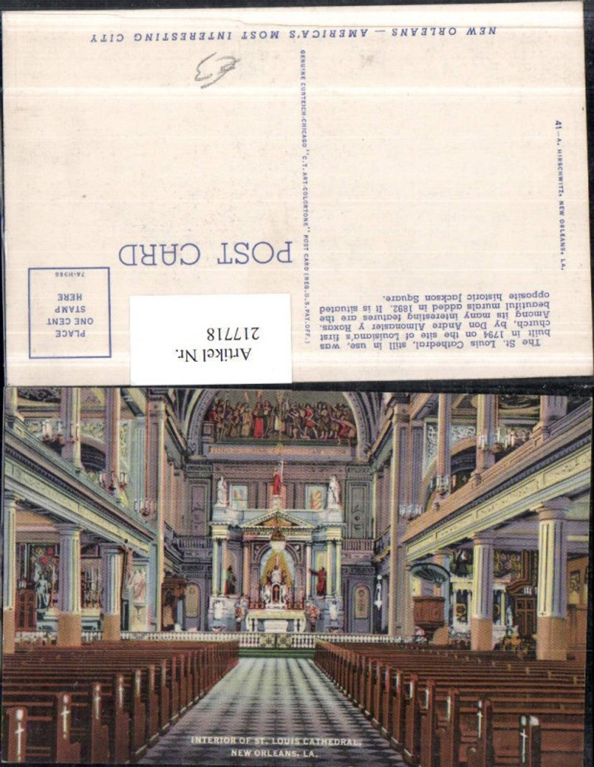 Alte Ansichtskarte – Old Postcard