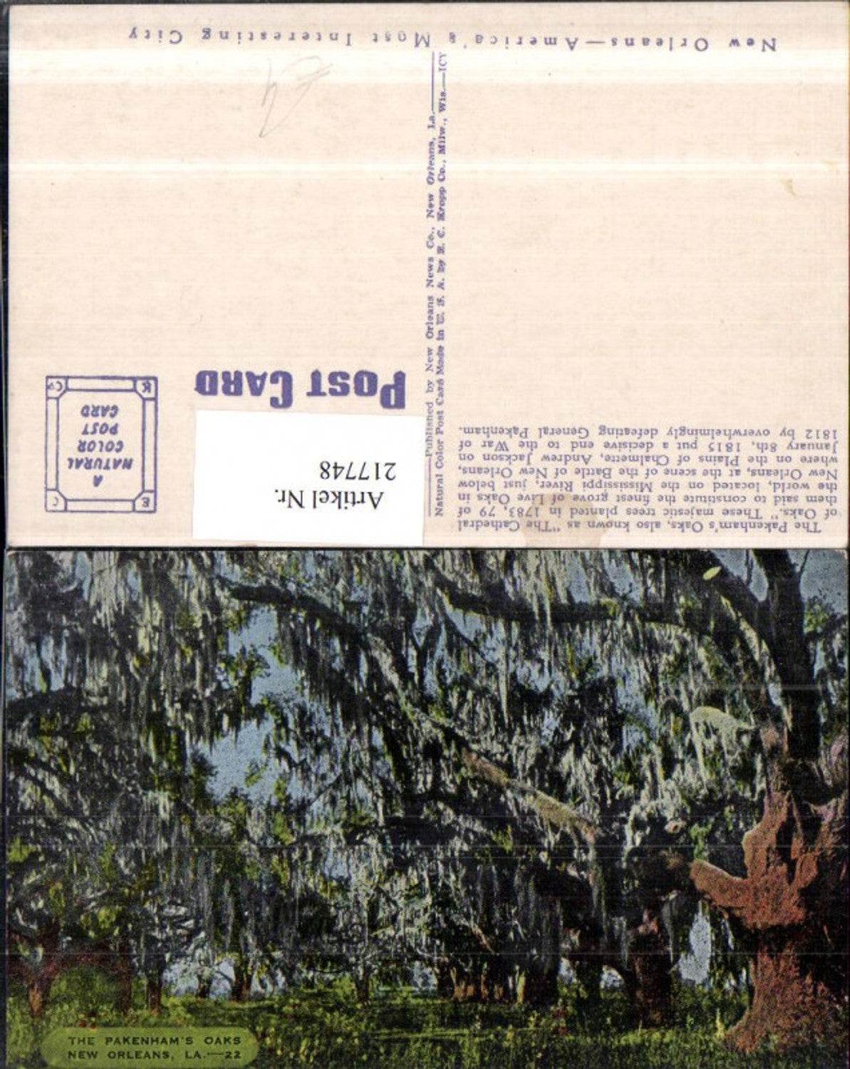 Alte Ansichtskarte – Old Postcard