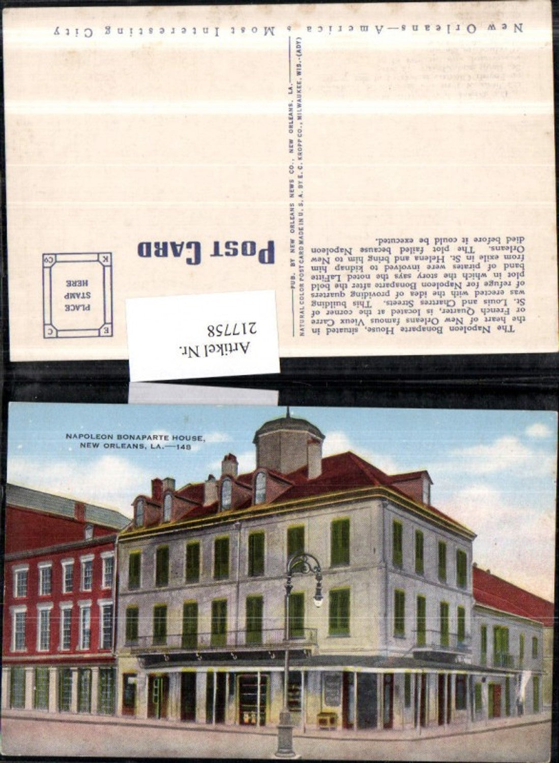 Alte Ansichtskarte – Old Postcard
