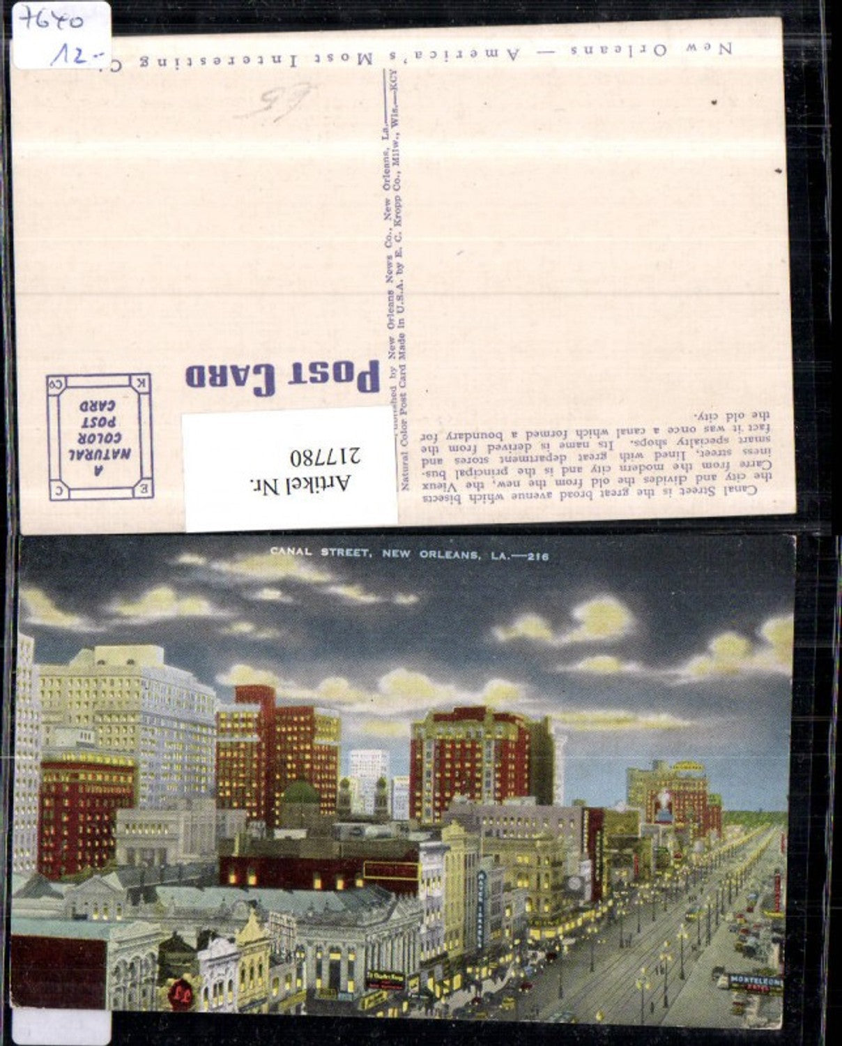 Alte Ansichtskarte – Old Postcard