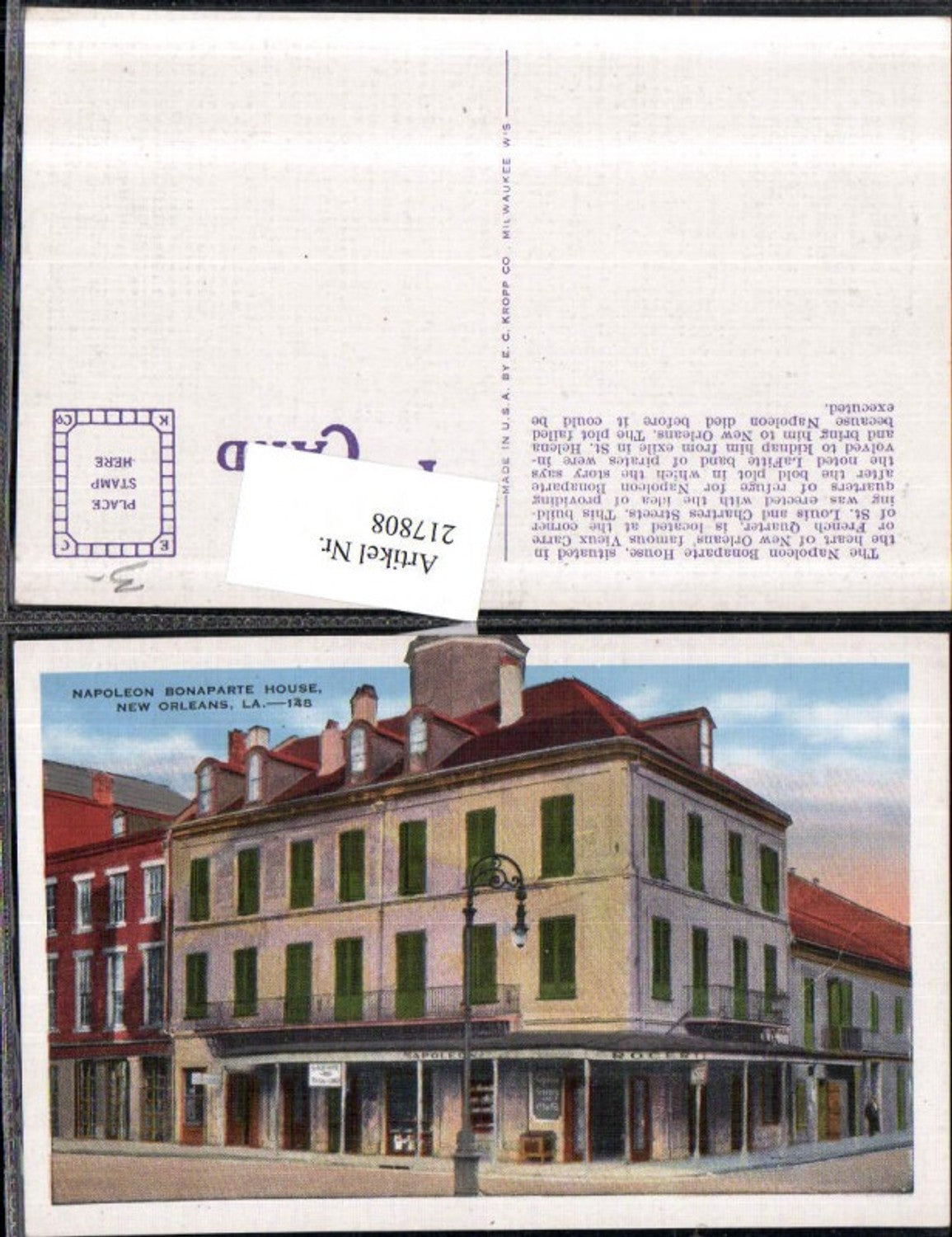 Alte Ansichtskarte – Old Postcard