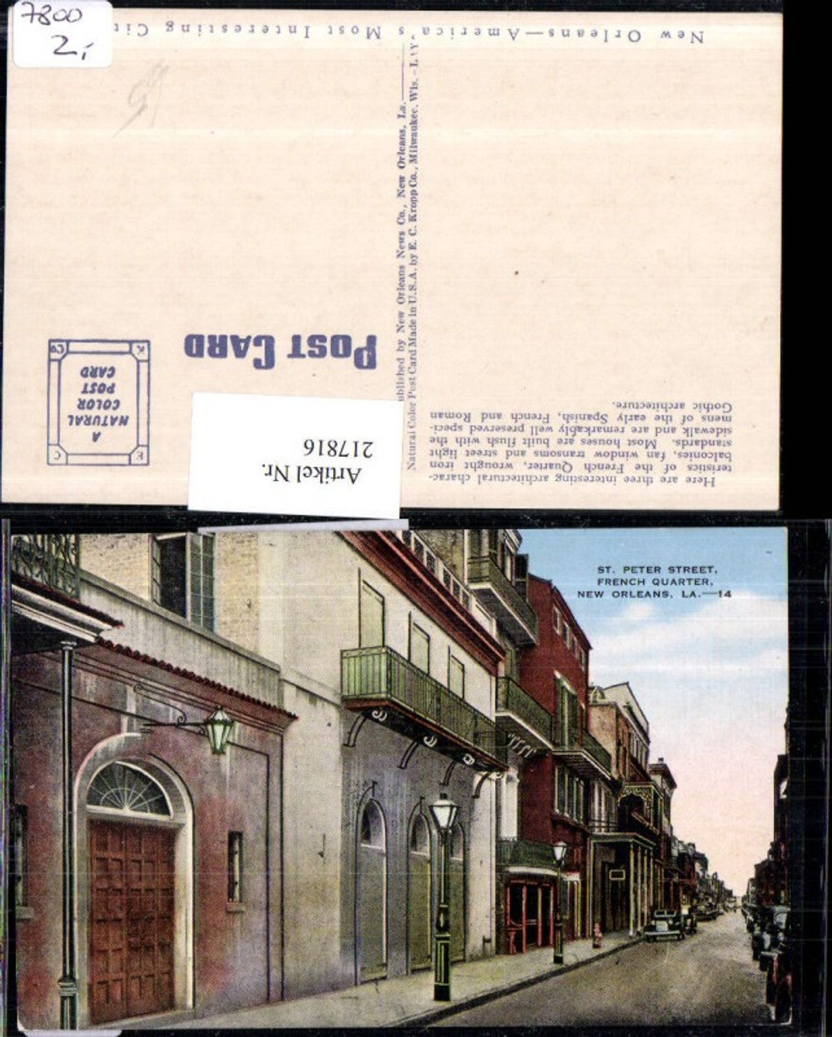 Alte Ansichtskarte – Old Postcard