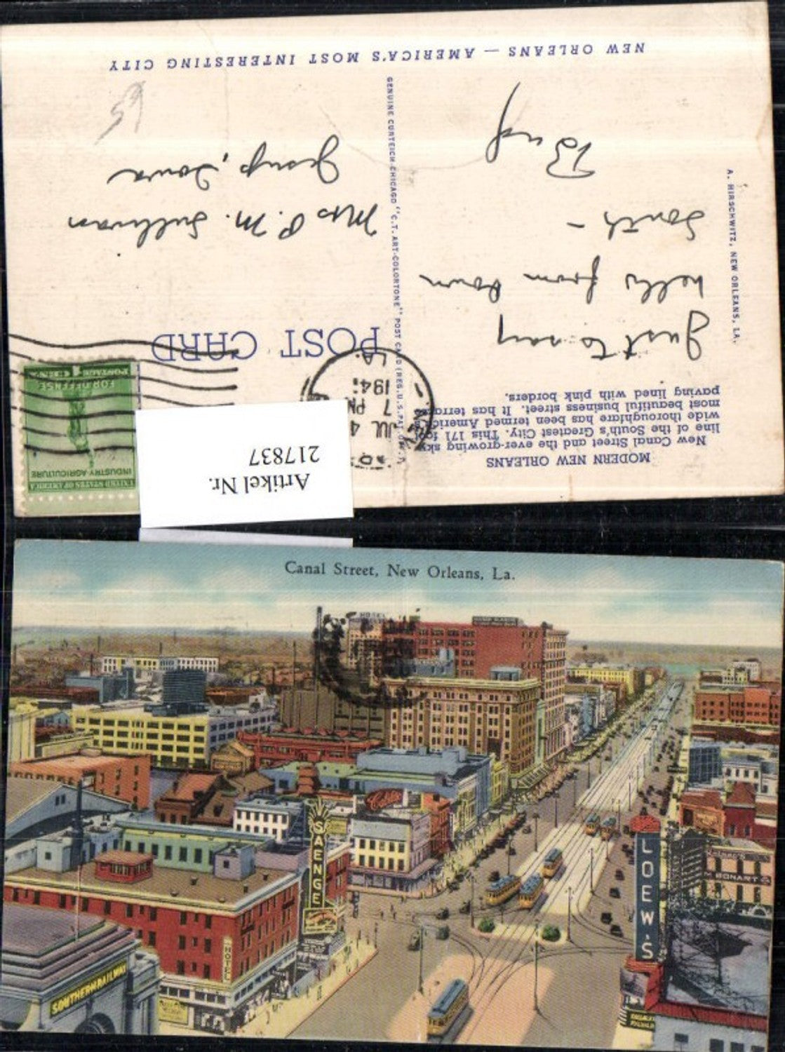 Alte Ansichtskarte – Old Postcard