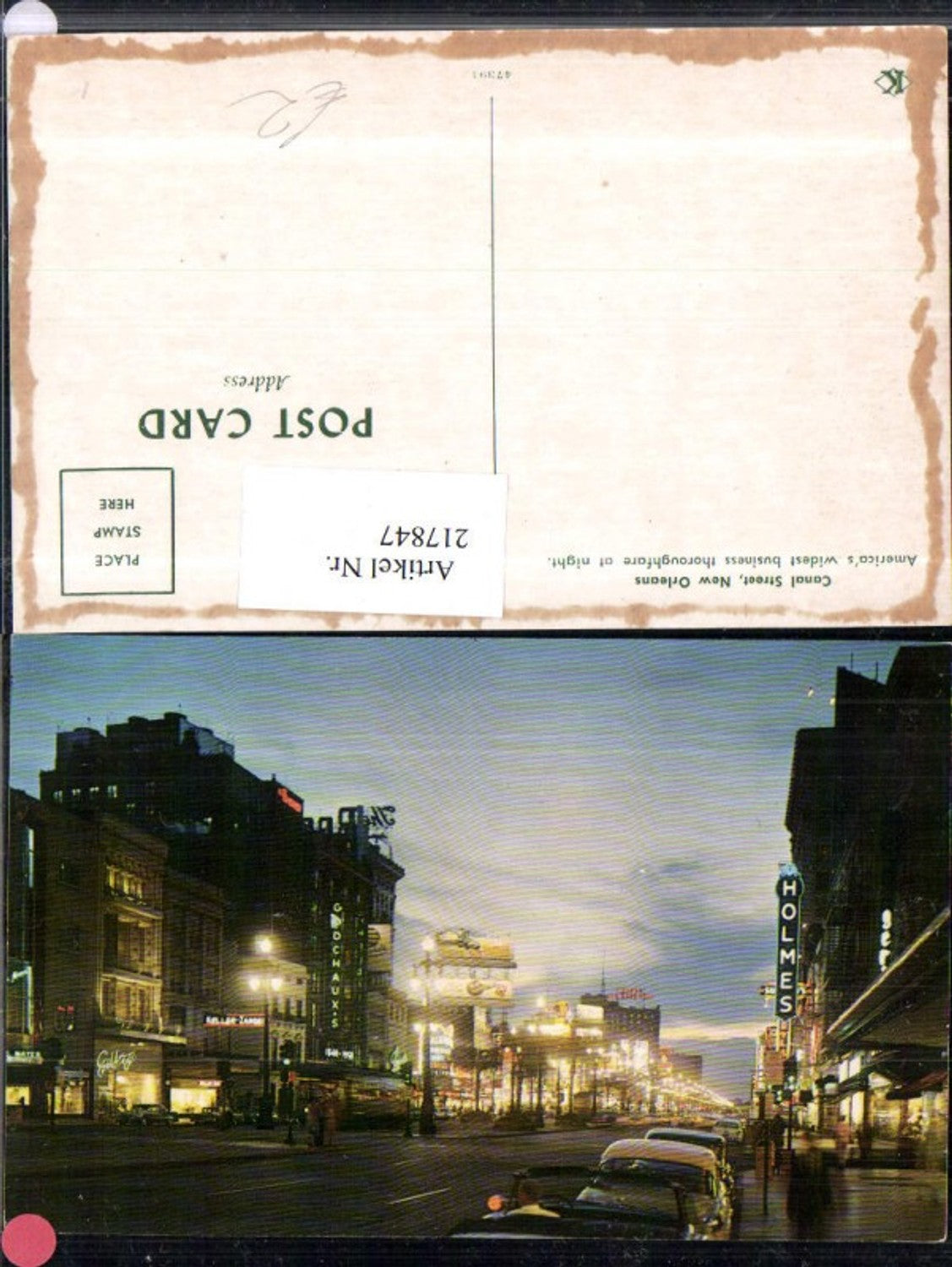 Alte Ansichtskarte – Old Postcard