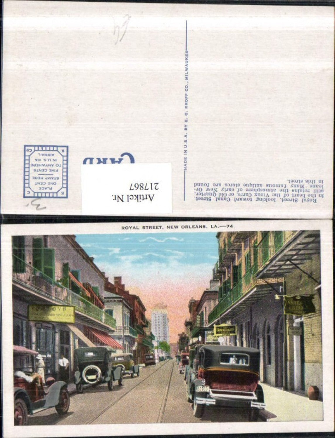 Alte Ansichtskarte – Old Postcard