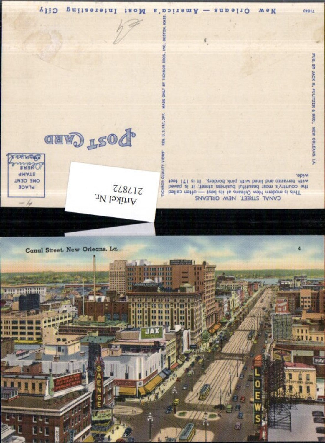 Alte Ansichtskarte – Old Postcard