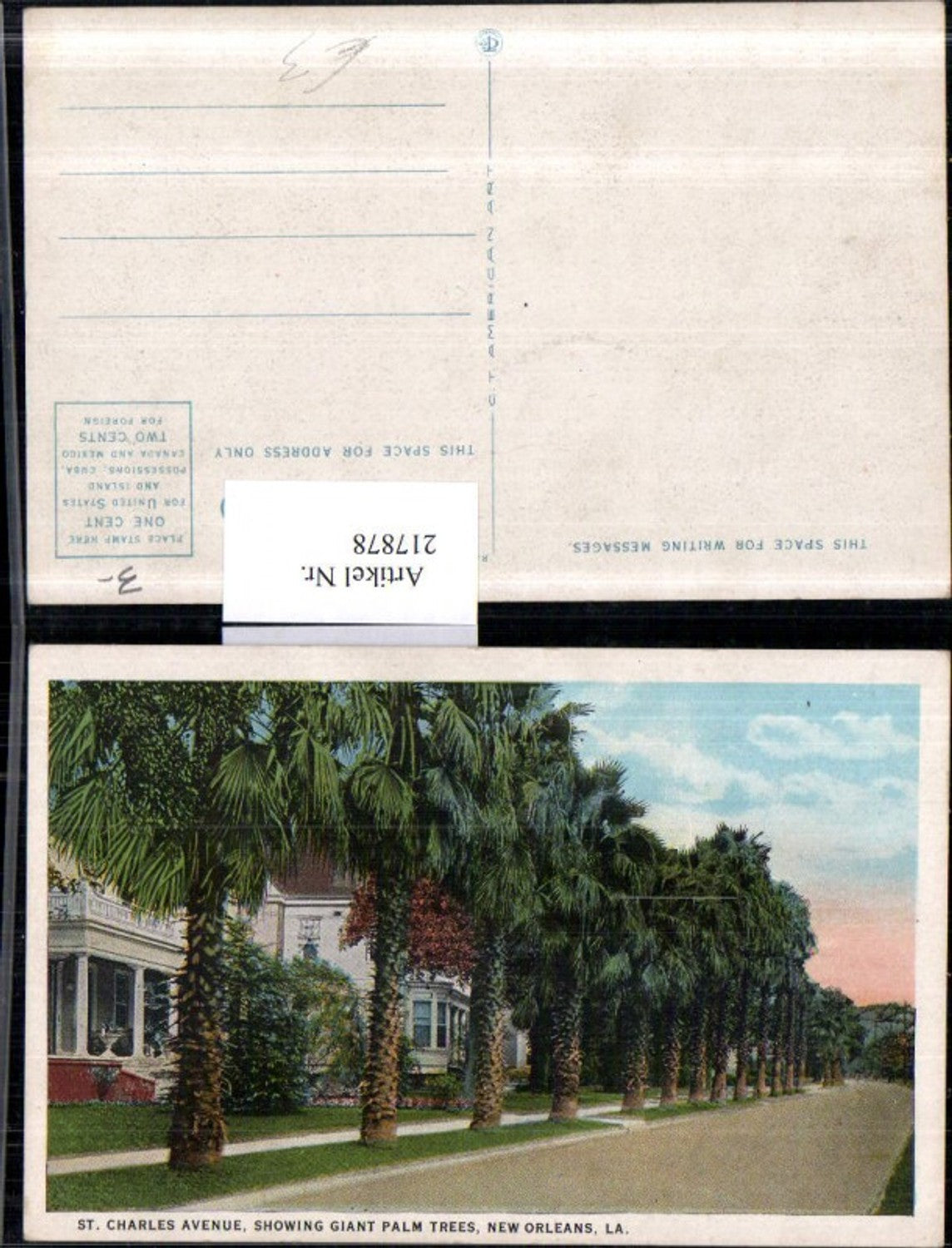 Alte Ansichtskarte – Old Postcard