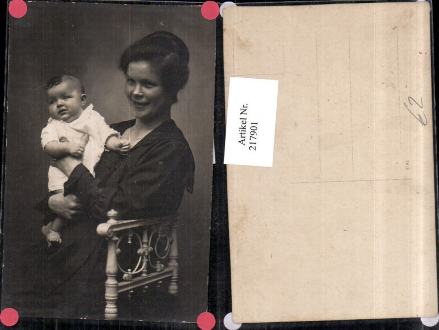 217901,Frau Mutter m. Kind Baby Portrait