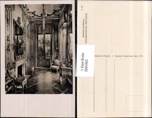 2001062,Schloss Wilhelmsthal Fünfsinne-Kabinett Innenansicht