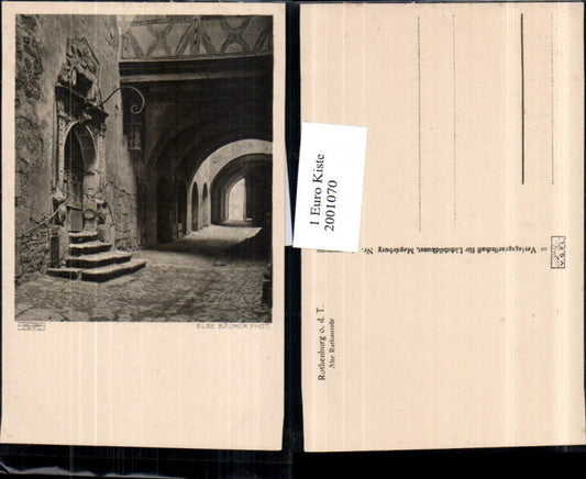 2001070,Rothenburg ob der Tauber Alte Rathaustür