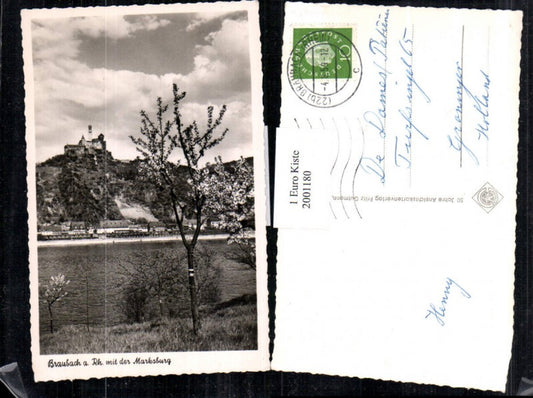 2001180,Braubach a. Rhein m. d. Marksburg Burg