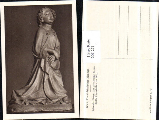 2001271,Wien Kunsthistorisches Museum Knieender Diakom Aus Großlobming Skulptur