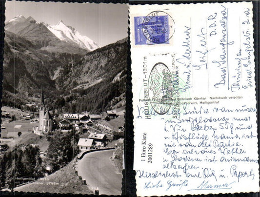 2001289,Heiligenblut Totale m. Großglockner