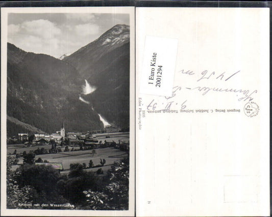 2001294,Krimml Teilansicht m. d. Wasserfälle