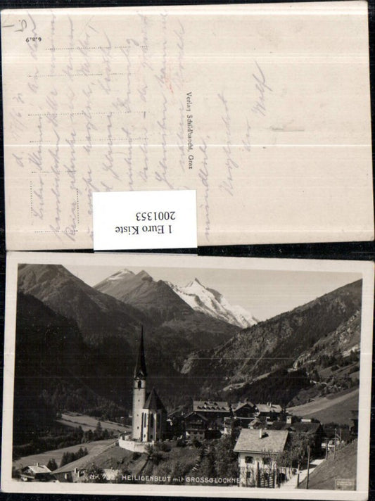 2001353,Heiligenblut Totale m. Großglockner