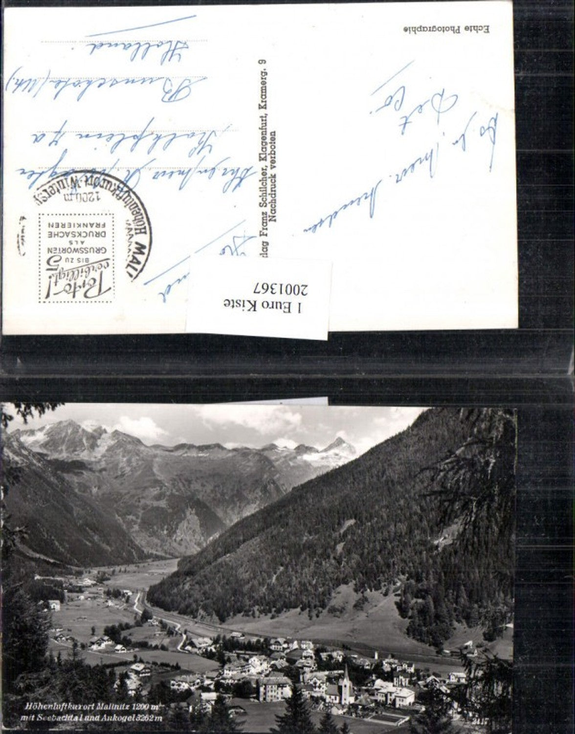 2001367,Mallnitz Totale m. Seebachtal u. Ankogel