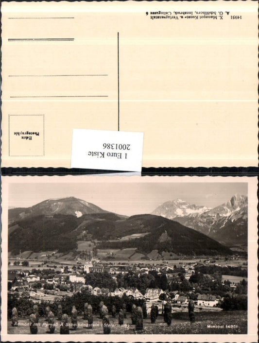 2001386,Admont Totale m. Pyrgaß u. Scheiblingstein