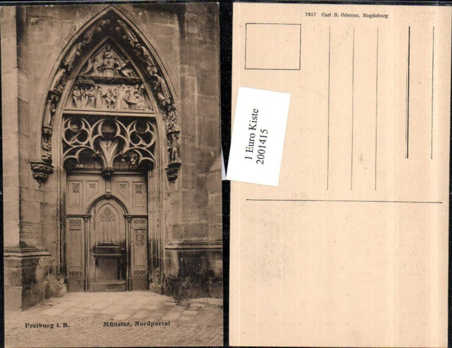 2001415,Freiburg im Breisgau Münster Nordportal