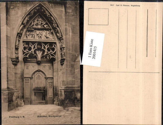 2001415,Freiburg im Breisgau Münster Nordportal