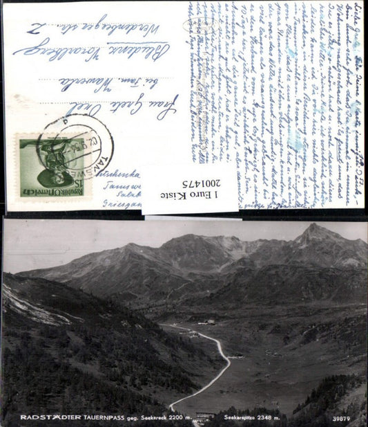 2001475,Radstädter Tauernpass geg. Seekareck u. Seekarspitze